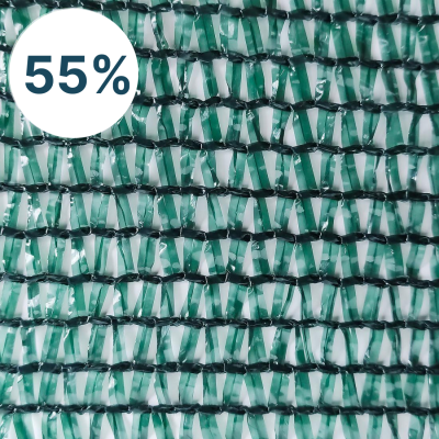 Затеняющая сетка 55%, ширина 2м, длина 50 пог. м